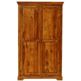 Indischesmoebelhausde Kleiderschrank Jali 120x200x60 aus indischem Sheesham-Massivholz