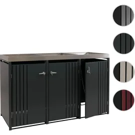 MCW Mülltonnenverkleidung O67 125 x 84 cm anthrazit