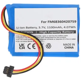 AccuCell TOMTOM XXL, PRO 4000 Akku 900-1100mAh als Nachbau Akku von AccuCell