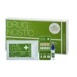 ulti med Drugnostic Drogentest für 6 Drogenarten 008HL600 , 1 Packung = 2 Schnelltests