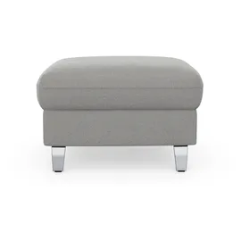 sit&more Stauraumhocker Grenoble 66 x 48 x 76 cm Silber
