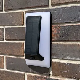 OEM Solar Wandleuchte weiß mit Bewegungsmelder 500lm Ip54 Bhso Videx