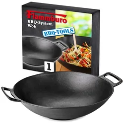 BBQ-System Wok Ø 36 cm – Gusseisen