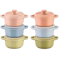 Staub Macaron Topf-Set 6-tlg. Kochtopf + Cocotte