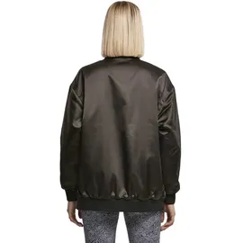 URBAN CLASSICS Oversized Satin Bomberjacke Black XS