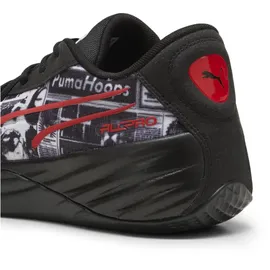 Puma All-Pro Nitro Media Day Basketballschuhe 01 - PUMA black/PUMA white/for all time red 41