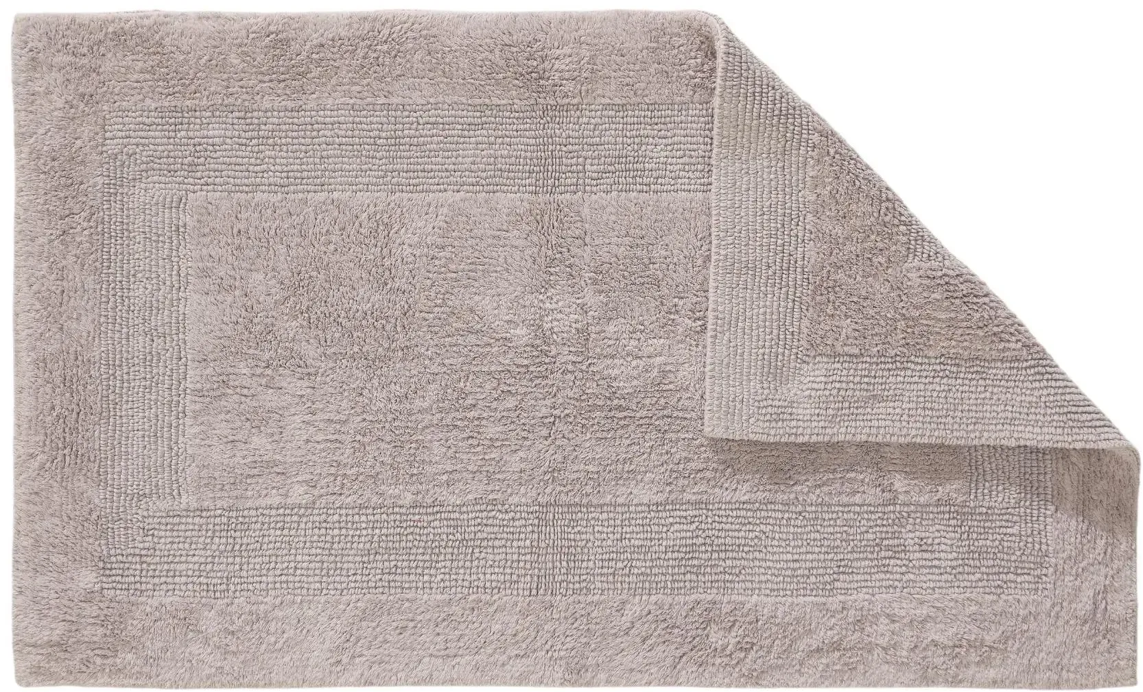 - Badteppich für Badezimmer - Badematte Lessa Silber 50x80 cm