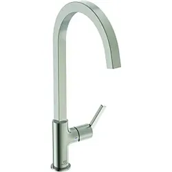 Ideal Standard Gusto Küchenarmatur BD411GN silver storm, mit hohem eckigen Rohrauslauf