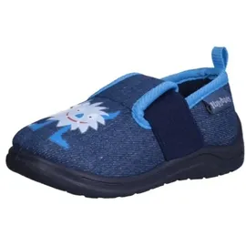 Playshoes Monster Hausschuhe Blau 18