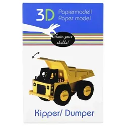 Fridolin 3D Papiermodell - Kipper