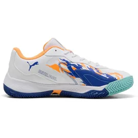 Puma Nova Smash Herren Weiß/vivid Blue/heat Fire/Black 46