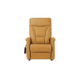 Hukla Fernsehsessel Manuel XL Leder 84 x 108 x 90 cm Orange elektrisch