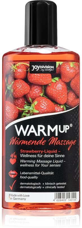 JoyDivision WARMup Massagegel mit Geschmack Strawberry 150 ml