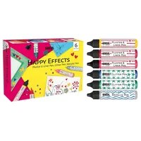 Kreul Happy Effects Pluster-Pen farbsortiert, 6 St.