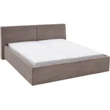 Meise Möbel Polsterbett Magnum 180 x 200 cm Stoff Grau Taupe