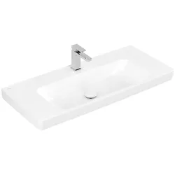 Waschbecken „Architectura“ 100 × 46 × 16,5 cm, ohne Hahnlochbohrung, mittig
