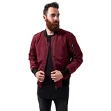 URBAN CLASSICS 2-tone Jacke Burgundy / Black 3XL