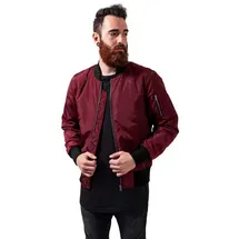 URBAN CLASSICS 2-tone Jacke Burgundy / Black 3XL