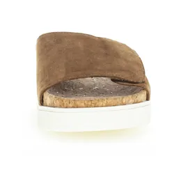Gabor TIEFFUSSBETTPANTOLETTE für Damen, grün, Größe 36 EU