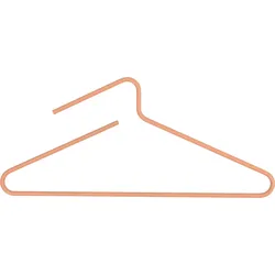 Garderobenhaken SPINDER DESIGN "HANG-ON Kleiderbügel", orange (clay terra), B:46cm H:20,5cm T:0,8cm, Garderobenhalter