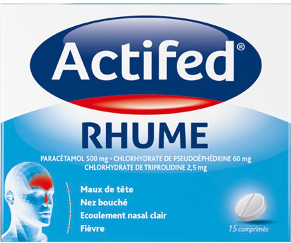 Actifed® Rhume 15 pc(s) comprimé(s)