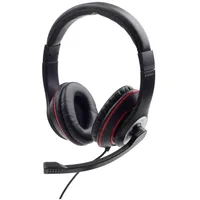 Gembird Over Ear Headset Schwarz, Rot