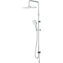AM.PM Duschsystem ohne Armatur, Regenduschset Kopfbrause Duschsäule F07FA000 Chrom