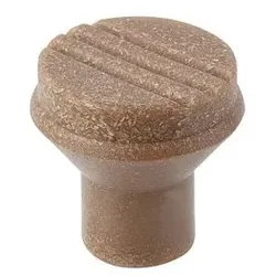 PILZKNOPF GR.3 D=M08 D1=33 BIOPOLYMER, BUCHE NATUR - buche natur