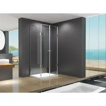 Buylando BuyLando.Shop 90x75x200cm U Con Piatto Doccia