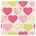 Servietten 3-lagig 1/4-Falz 25 cm 25 cm Sweetheart
