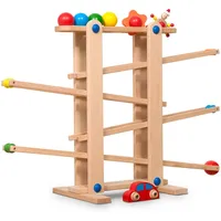 Coemo Kugelbahn Holz 7 mobile Teile