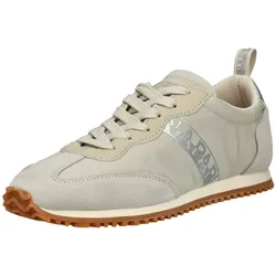 Sneaker NAPAPIJRI "Napapijri Sneaker Leder/Textil", Gr. 38, beige, Leder, Textil, casual, Schuhe