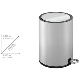 Wenko Monza 3 l edelstahl matt