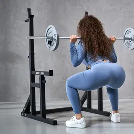 Gorilla Sports Multi Squat Rack verstellbare Ablage