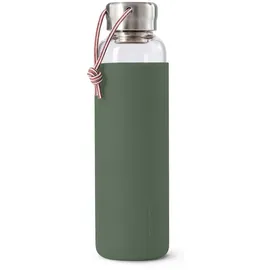 Black+Blum Glaswasserflasche 600ml Olive - One Size