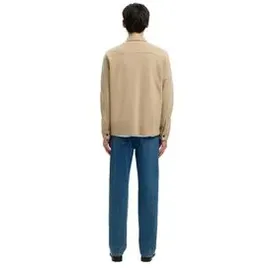 Selected SLHJACKIE SWEAT Jacke Herren Beige XXL