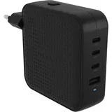 Hyper HyperJuice GaN Reise-Ladegerät, 100W, USB-C/USB-A, schwarz (HJ1002BKWWGL)