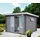 Wolff Finnhaus WPC Trend C 3,4 x 2,79 x 2,22 m grau