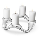 Georg Jensen Cobra 4 Pillar Candleholder Stainless Steel