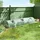 Outsunny Foliengewächshaus Kunststoff Grün PE 300 cm x 80 cm x 45 cm