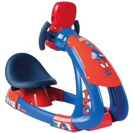 Smoby Spidey V8 Driver - Fahrsimulator für Kinder - Elektronisches Lenkrad - mit Sounds und Lichter