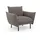 OTTO home Sessel Stine Cocktailsessel Polyester 96 x 86 x 86 cm Grau
