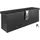 Trucky Deichselbox Schwarz Werkzeugkasten Truckbox Alu Box Anhänger Kiste mit Deckel Abschließbar Alubox Transportbox Werkzeugbox Aluminium Aufbewahrungsbox D015