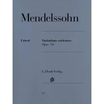 G. Henle Verlag Variations sérieuses op 54. Klavier: Instrumentation: Piano solo (G. Henle Urtext-Ausgabe)