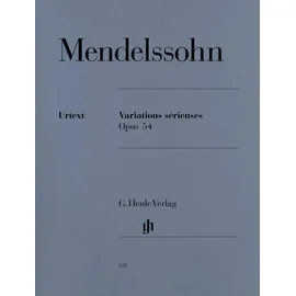 G. Henle Verlag Variations sérieuses op 54. Klavier: Instrumentation: Piano solo (G. Henle Urtext-Ausgabe)