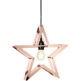 Star Trading Hängestern Starling - Metallstern - hängend - 5-zackig - E27 Fassung - H: 36cm -...