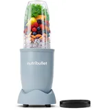 Nutribullet Pro 900 Smoothie Maker, Multifunktions-, Obst- & Gemüsemixer, kompaktes Design, einfache Bedienung, schnelle Reinigung, optimale Nährstoffextraktion, 900W, Mineral Blaugrau (NB904MASL)