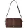 PINKO 24 Classic Schultertasche Leder Brown