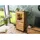 Massivmoebel24 Vitrine Villanders 65 x 40 x 148 cm Natur