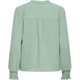 Only Blusenshirt ONLMETTE V-Neck LS Smock Top Jadeite S
